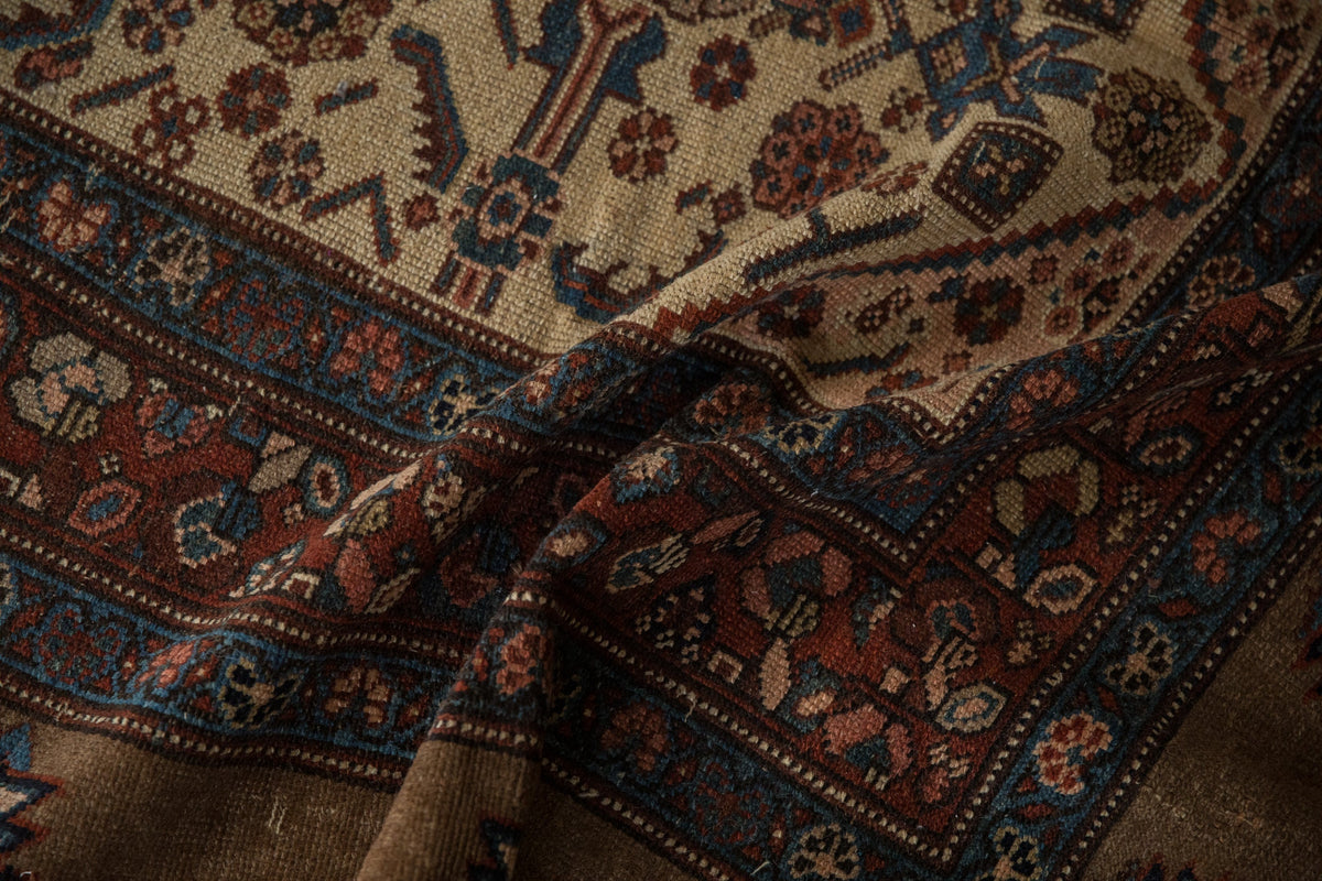 4.5x12 Antique Serab Rug Runner