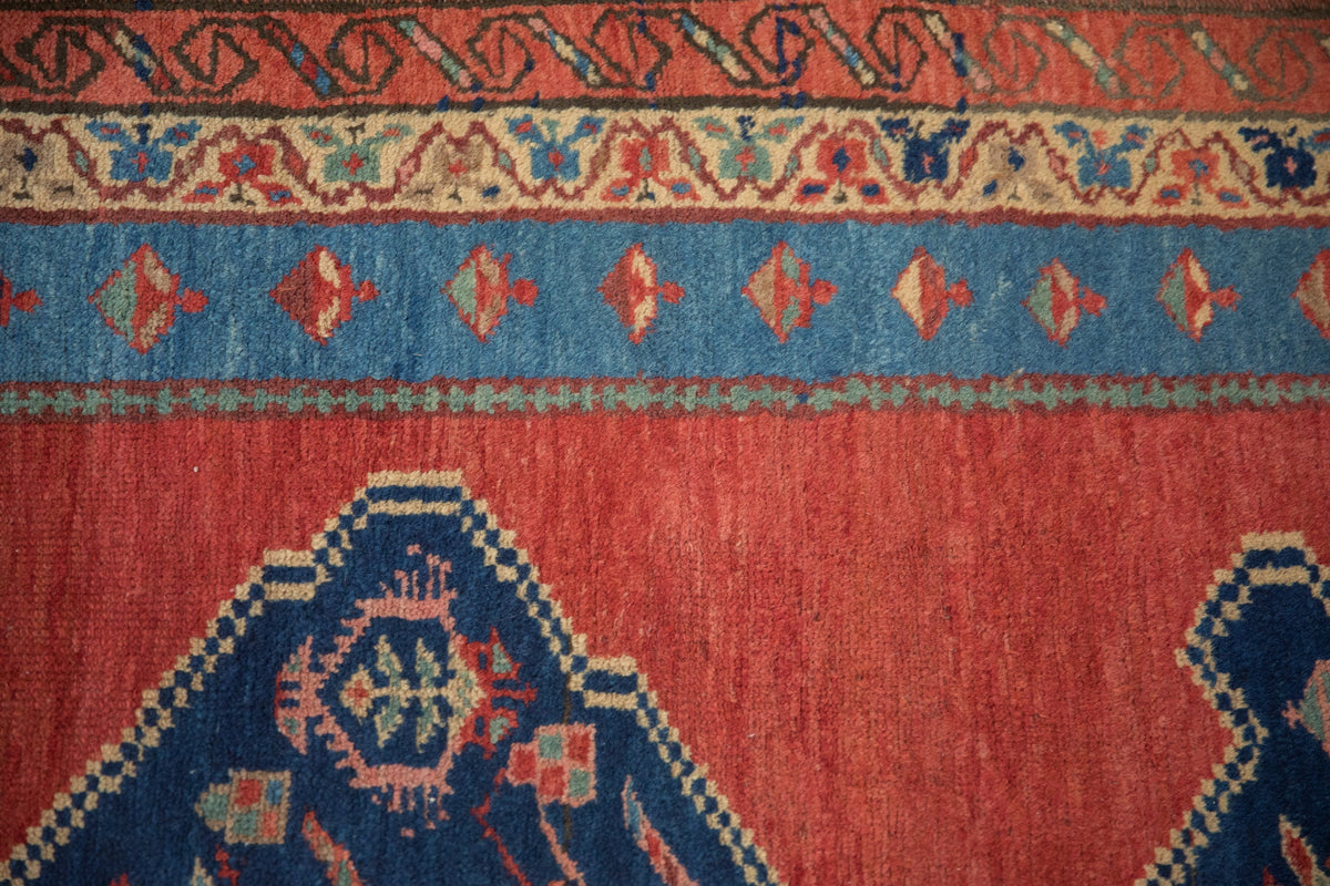 3.5x10 Antique Bakshaish Rug Runner