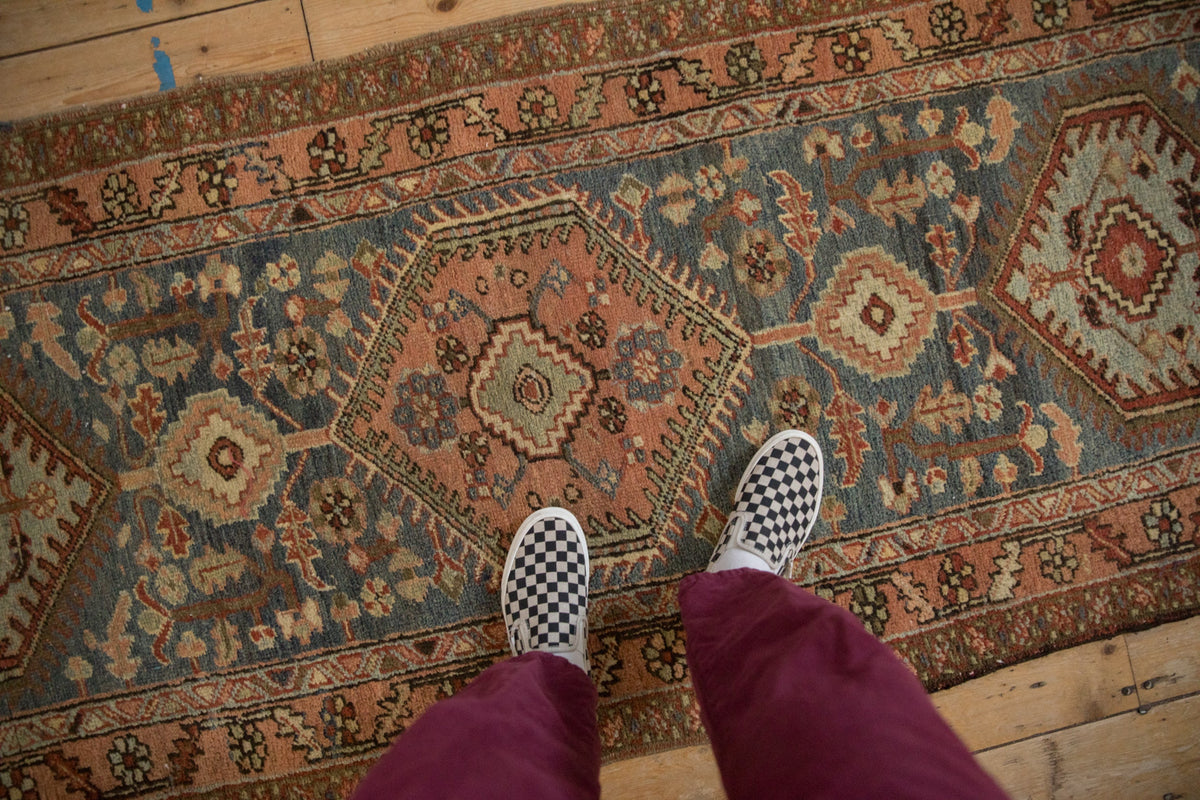 3x9 Vintage Heriz Rug Runner