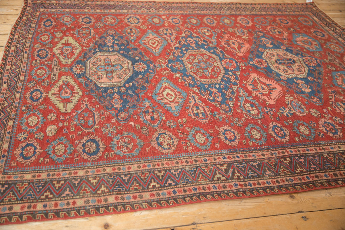 6x7.5 Antique Caucasian Soumac Carpet