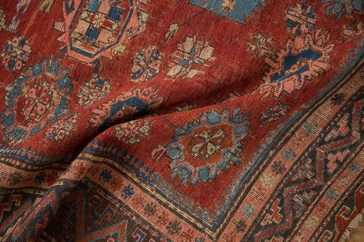 6x7.5 Antique Caucasian Soumac Carpet