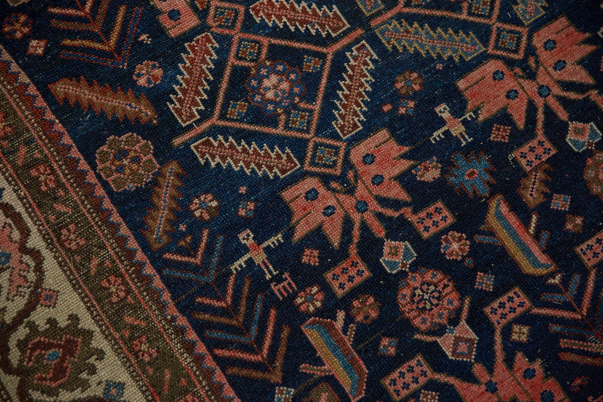 5x6 Antique Malayer Square Rug
