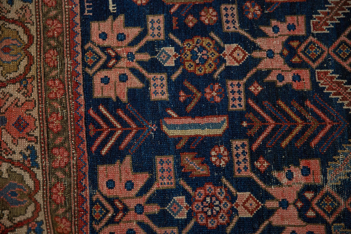5x6 Antique Malayer Square Rug