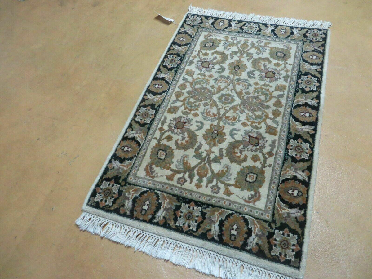 2' X 3' Handmade Indian Wool Rug Carpet Nice - Jewel Rugs, view 3