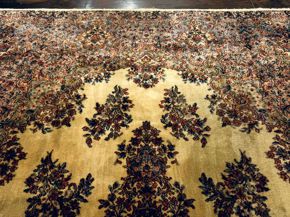 Karastan Kirman Rug #781, Antique Karastan Oriental Carpet 8.8 x 12, Wool Area Rug, Original Collection 700 Series, Rare Discontinued - Jewel Rugs, view 3