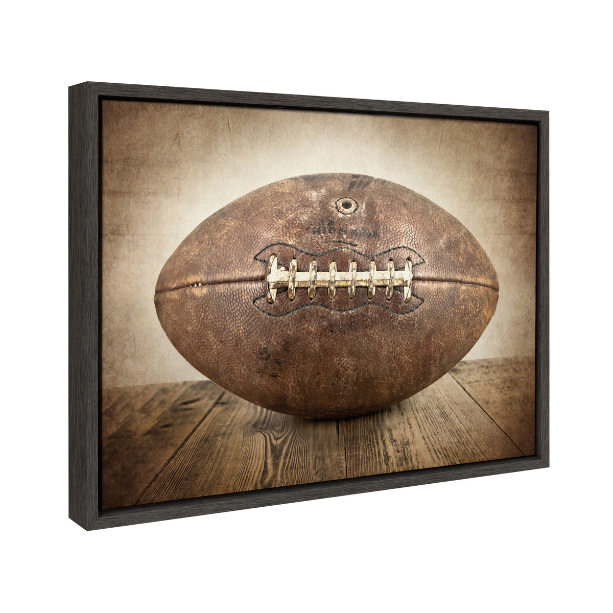 Sylvie Vintage Football Framed Canvas By Shawn St. Peter