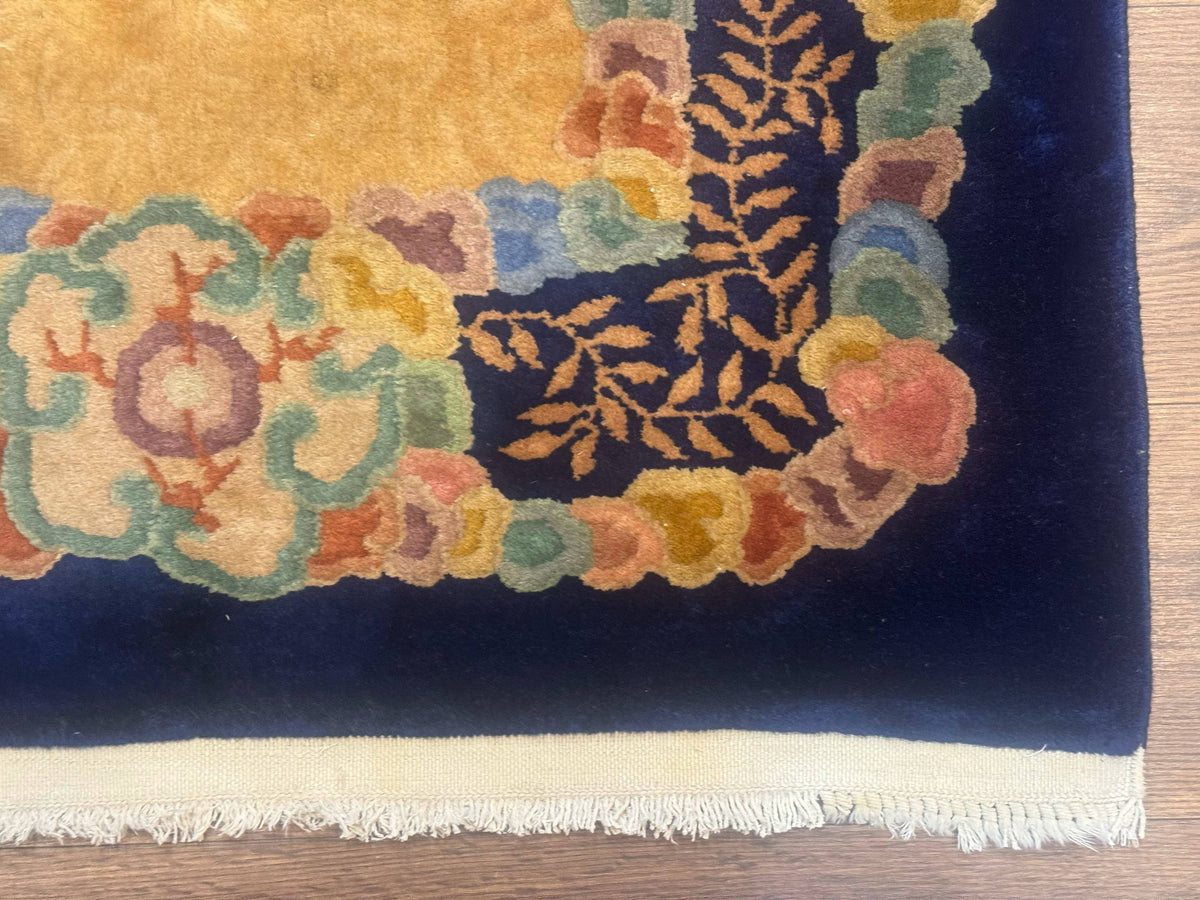Chinese Wool Rug 3x5, Vintage Carpet, Handmade - Jewel Rugs, view 9