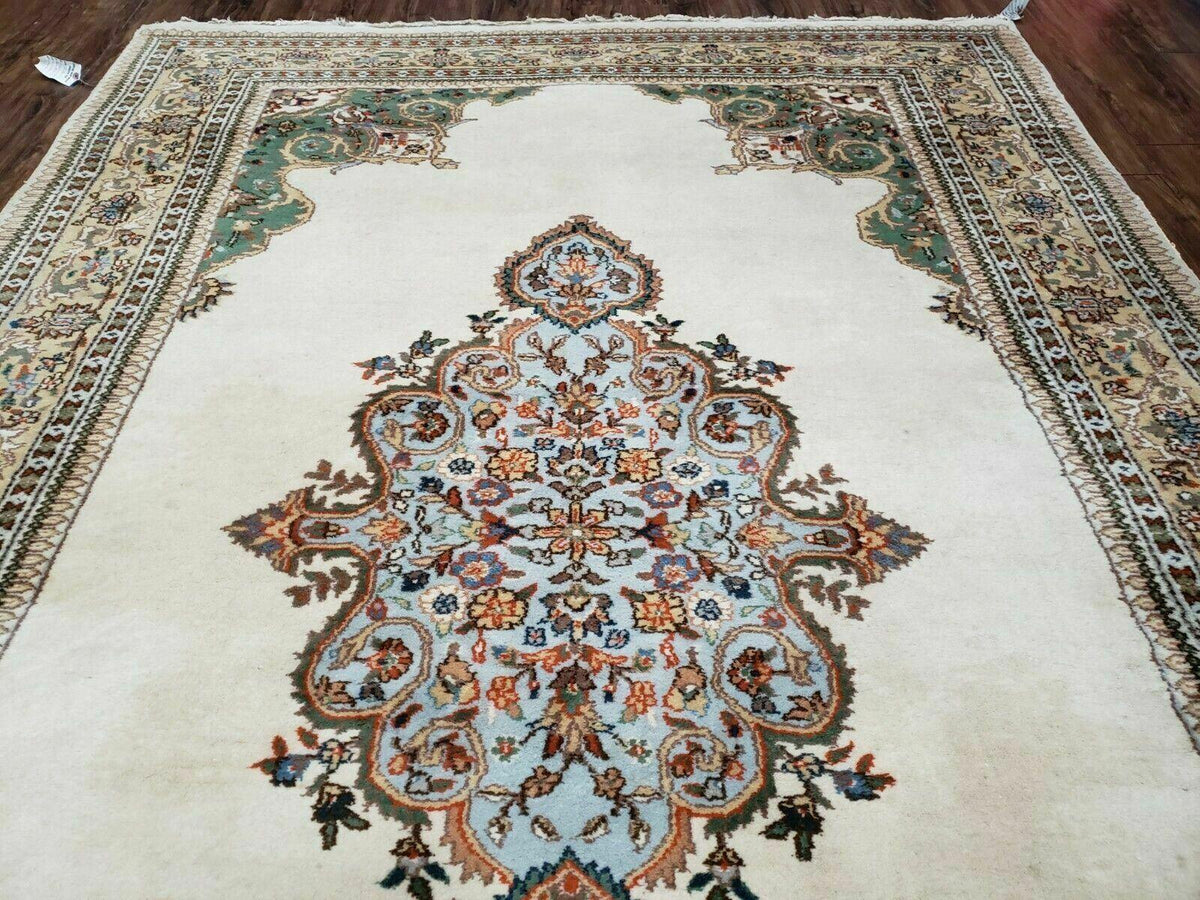 6' X 9' Vintage Handmade India Open Field Tribal Wool Rug Carpet Medallion Nice - Jewel Rugs, view 12