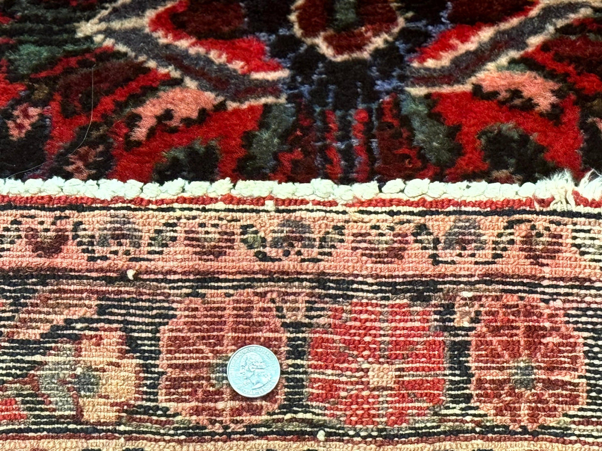 Persian Rug 3x5, Red Tribal Rug, Semi Antique, Wool Rug 3 x 5, Persian Hamadan Rug - Jewel Rugs, view 11