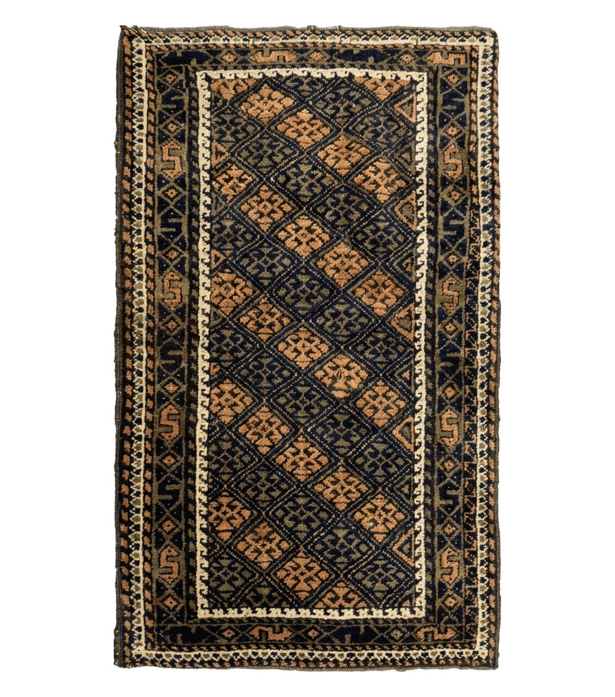 2' X 3' Antique Handmade Pakistani Bokhara Turkoman Balouchi Wool Rug Mat Nice - Jewel Rugs