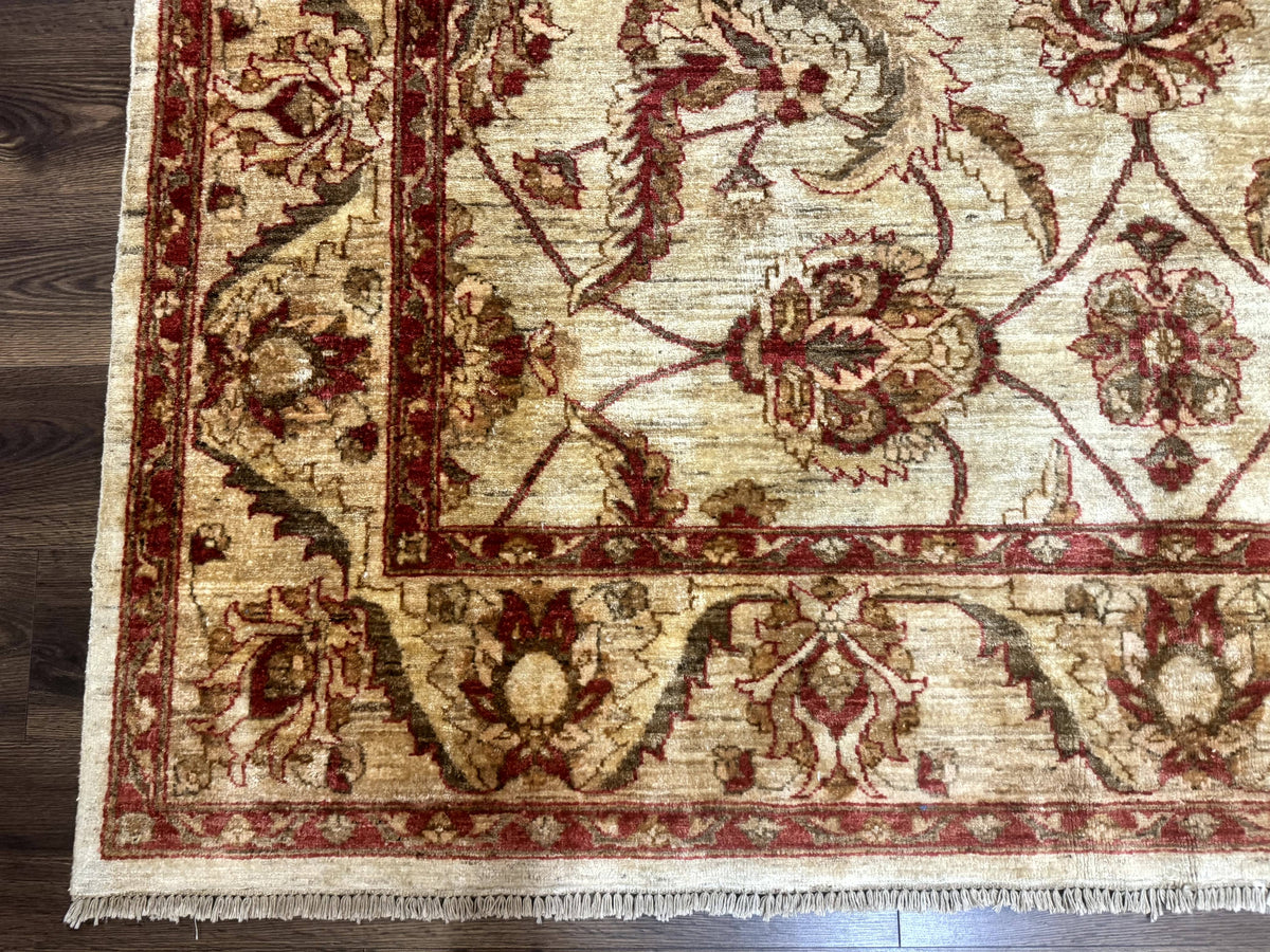 Indian Mahal Rug 7x9, Traditional Wool Carpet - Jewel Rugs, view 9