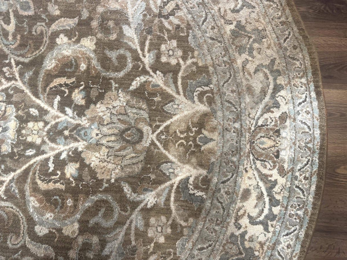 Round Karastan Rug 8x8 ft, Euphoria New Bridge Karastan Rug, Indo Mahal Design - Jewel Rugs, view 8
