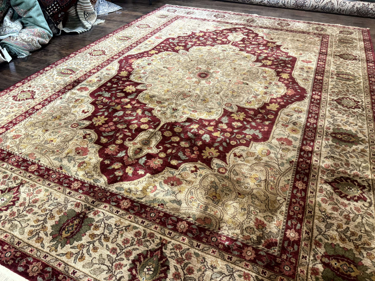 Karastan Rug 8.8 x 12, Antique Legends Royal Tabriz, Wool Pile, Vintage, Rare - Jewel Rugs, view 2