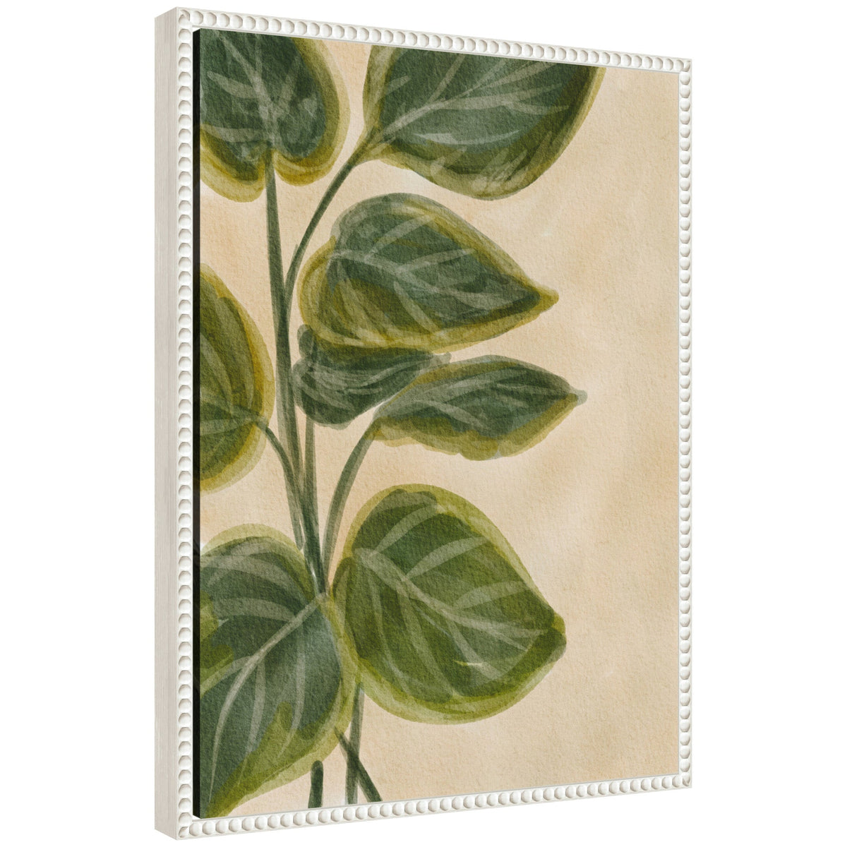 Sylvie Green Foliage Framed Canvas by Nikita Jariwala