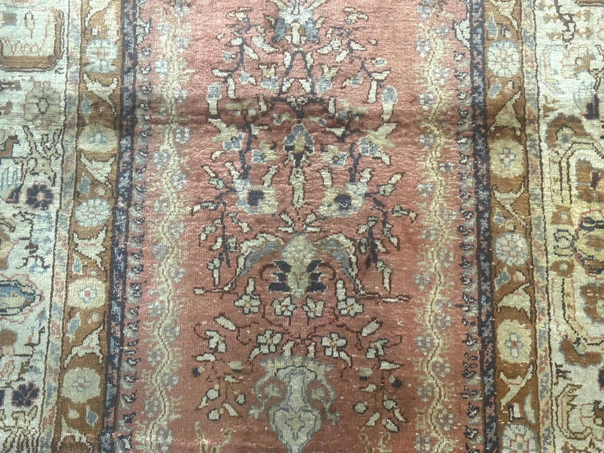 Silk Turkish Kayseri Rug 4x6, Haji Jalili Design, Vintage Rug - Jewel Rugs, view 5
