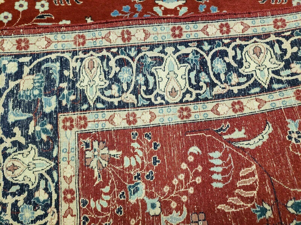 4' X 6' Vintage Handmade Pakistani Rug Highly Detailed Red - Jewel Rugs, view 10
