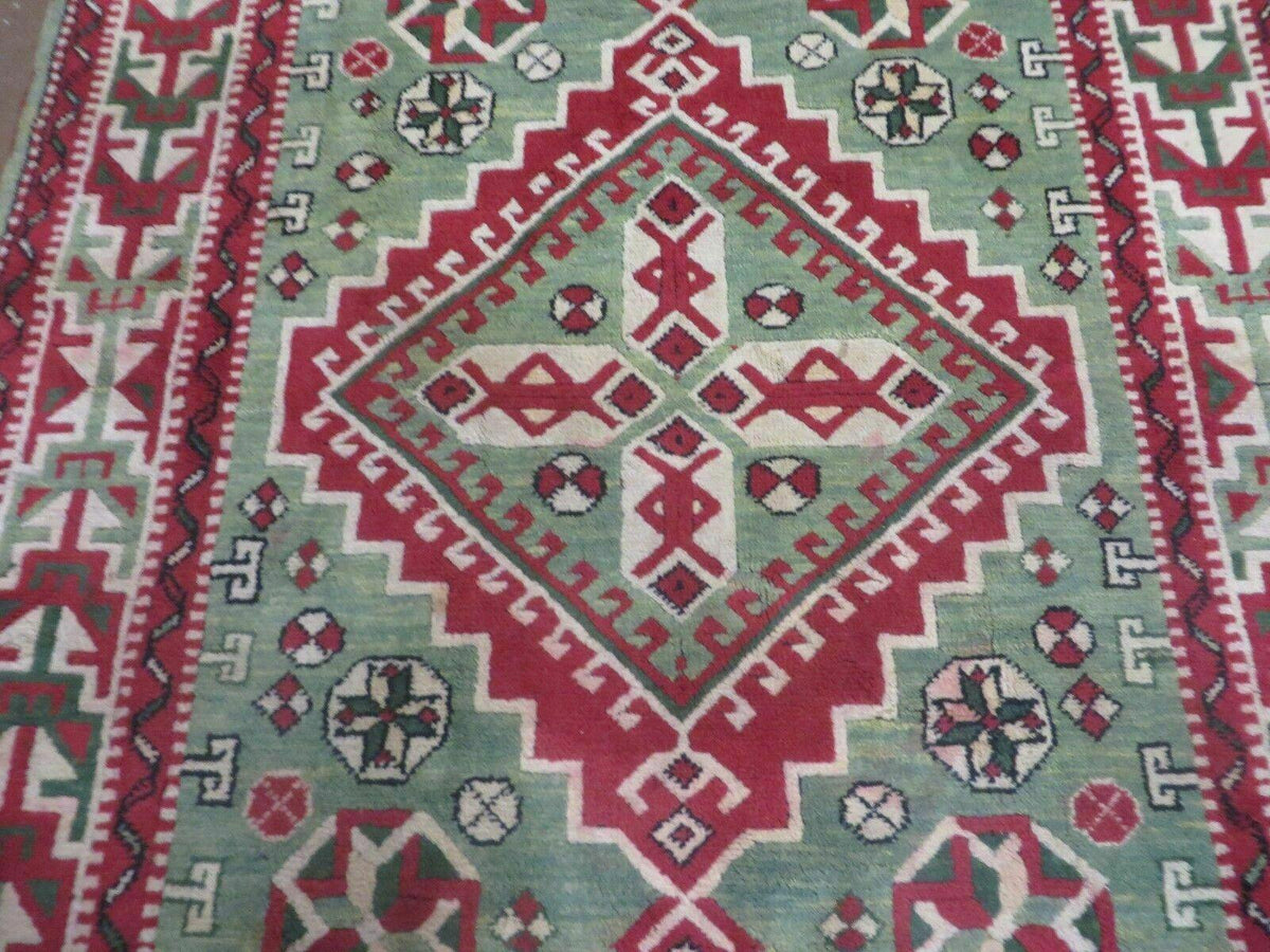 4' X 6' Vintage Handmade Turkish Kazak Design Wool Rug Carpet Nice - Jewel Rugs, view 11