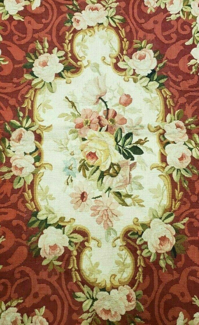 3' X 5' Antique Handmade French Aubusson Weave Savonnerie Needlepoint Rug Nice - Jewel Rugs, view 5