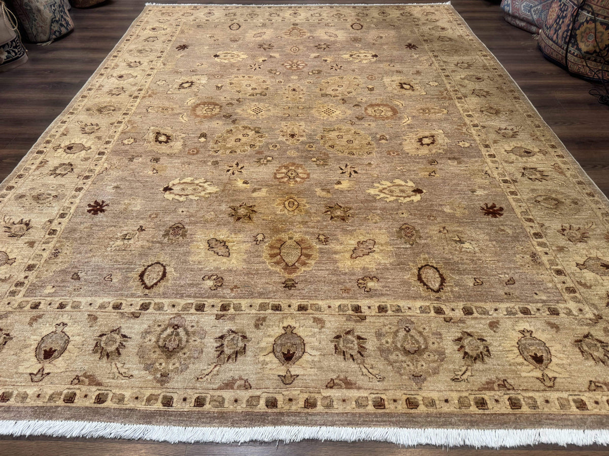 Pakistani Peshawar Rug 8x11, Indo Persian Mahal Carpet, Traditional Wool Oriental Rug - Jewel Rugs, view 2