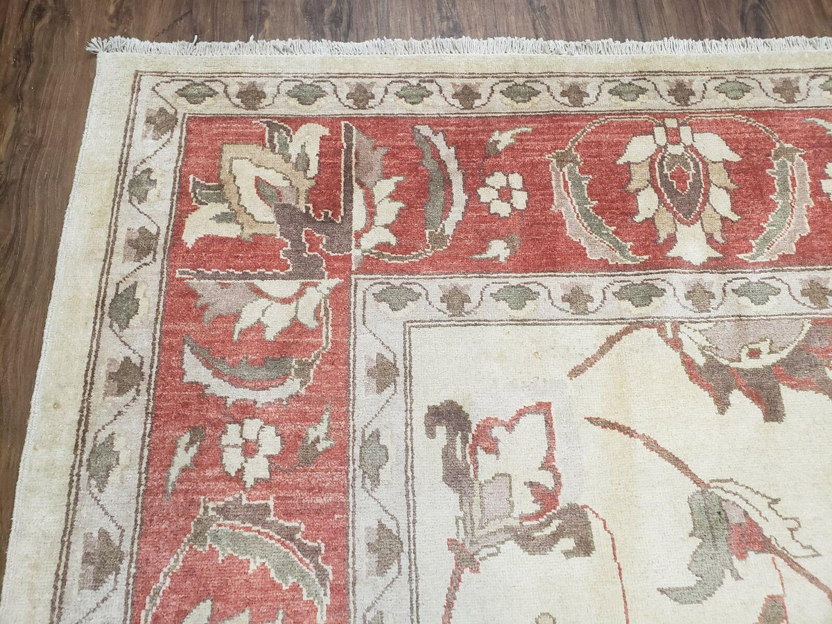 9' X 12' One-Of-A-Kind William Pak Peshawar Hand-knotted Wool Rug Nice - Jewel Rugs, view 7
