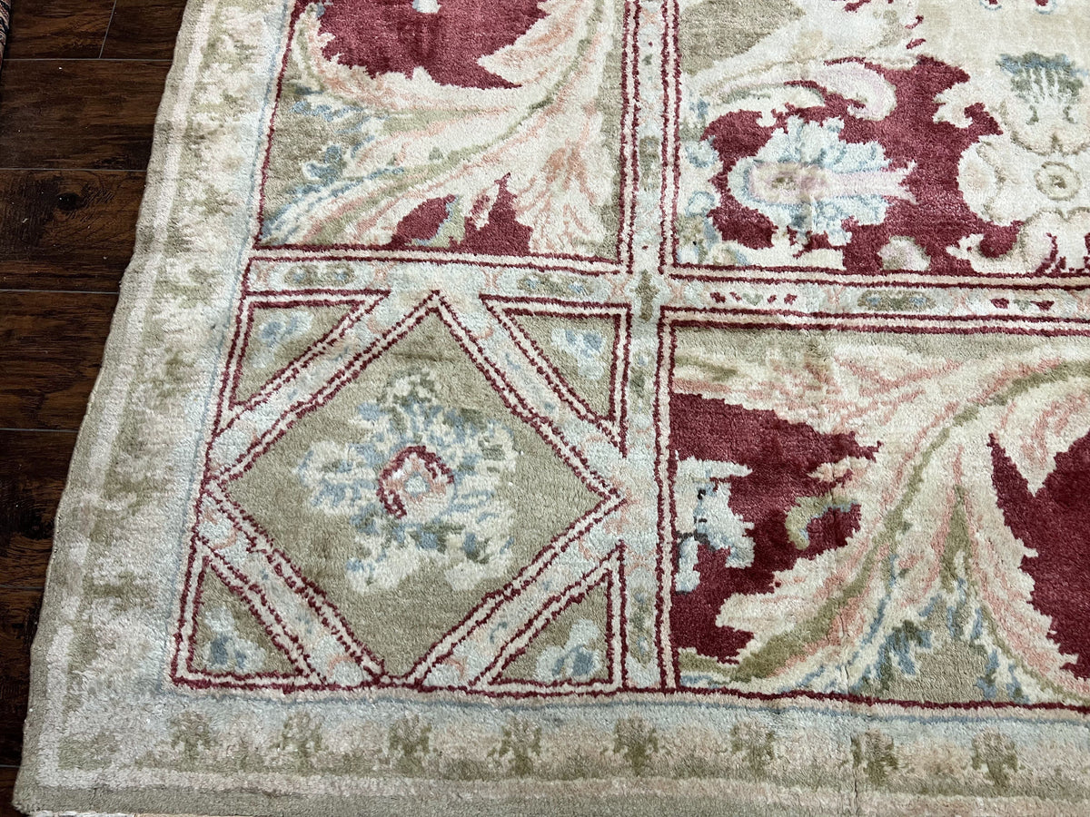 Large Egyptian Oushak Rug 12x21, Wool Handmade Vintage Carpet, Allover Pattern, Oversized 12 x 21 ft Traditional Rug - Jewel Rugs, view 8