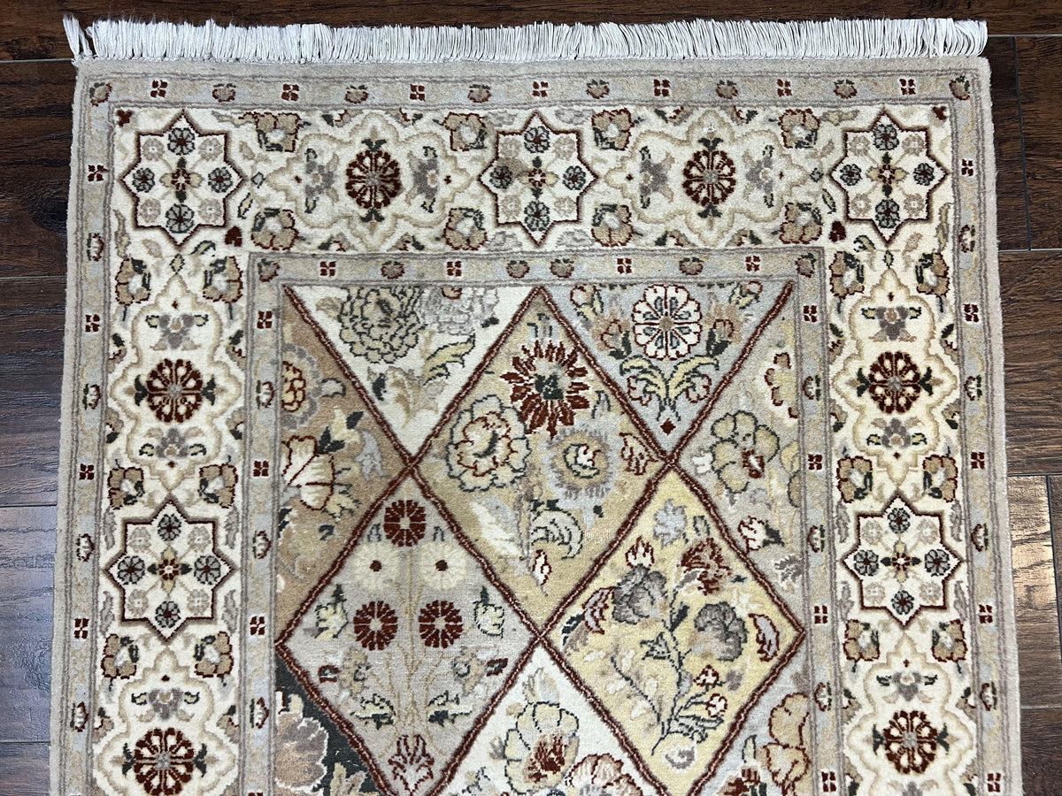 Pak Persiann Runner Rug 2.7 x 12, Handmade Wool Vintage Hallway Rug, Panel Design - Jewel Rugs, view 4