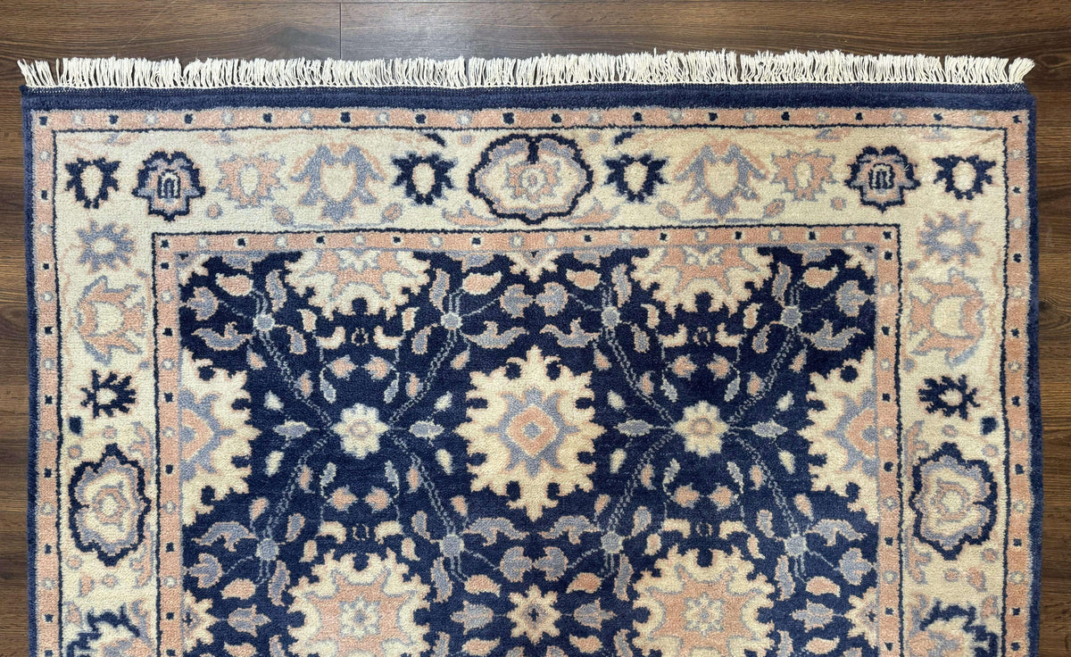 Blue and Beige Indian Rug, Indo Persian Carpet - Jewel Rugs, view 3