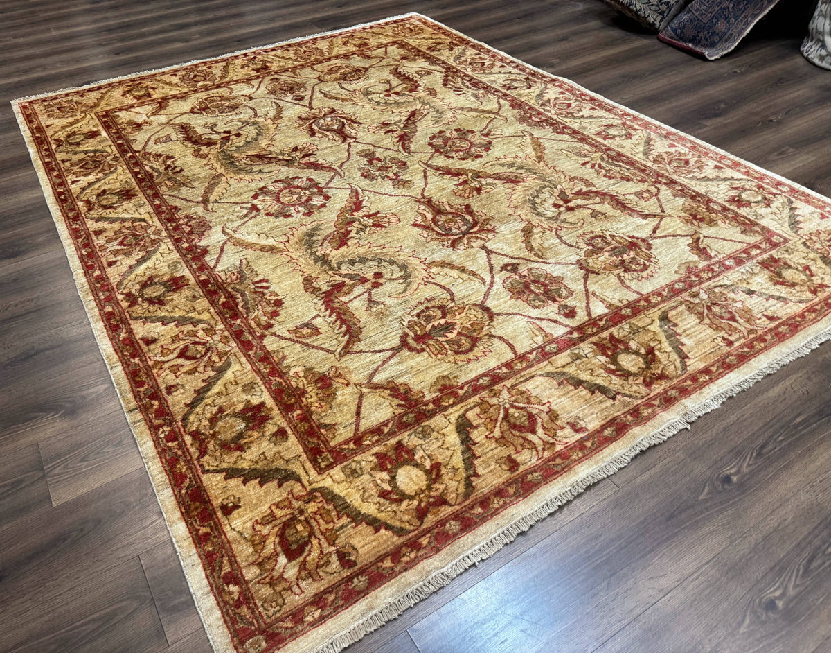 Indian Mahal Rug 7x9, Traditional Wool Carpet - Jewel Rugs, view 13