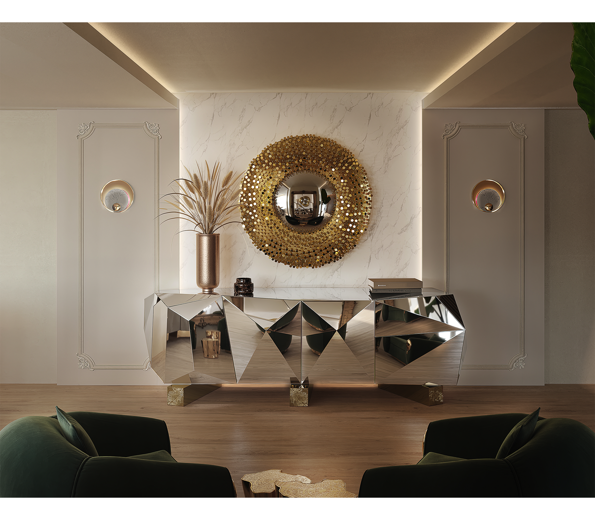 Diamond Pyrite XL Sideboard by Boca do Lobo – view 6