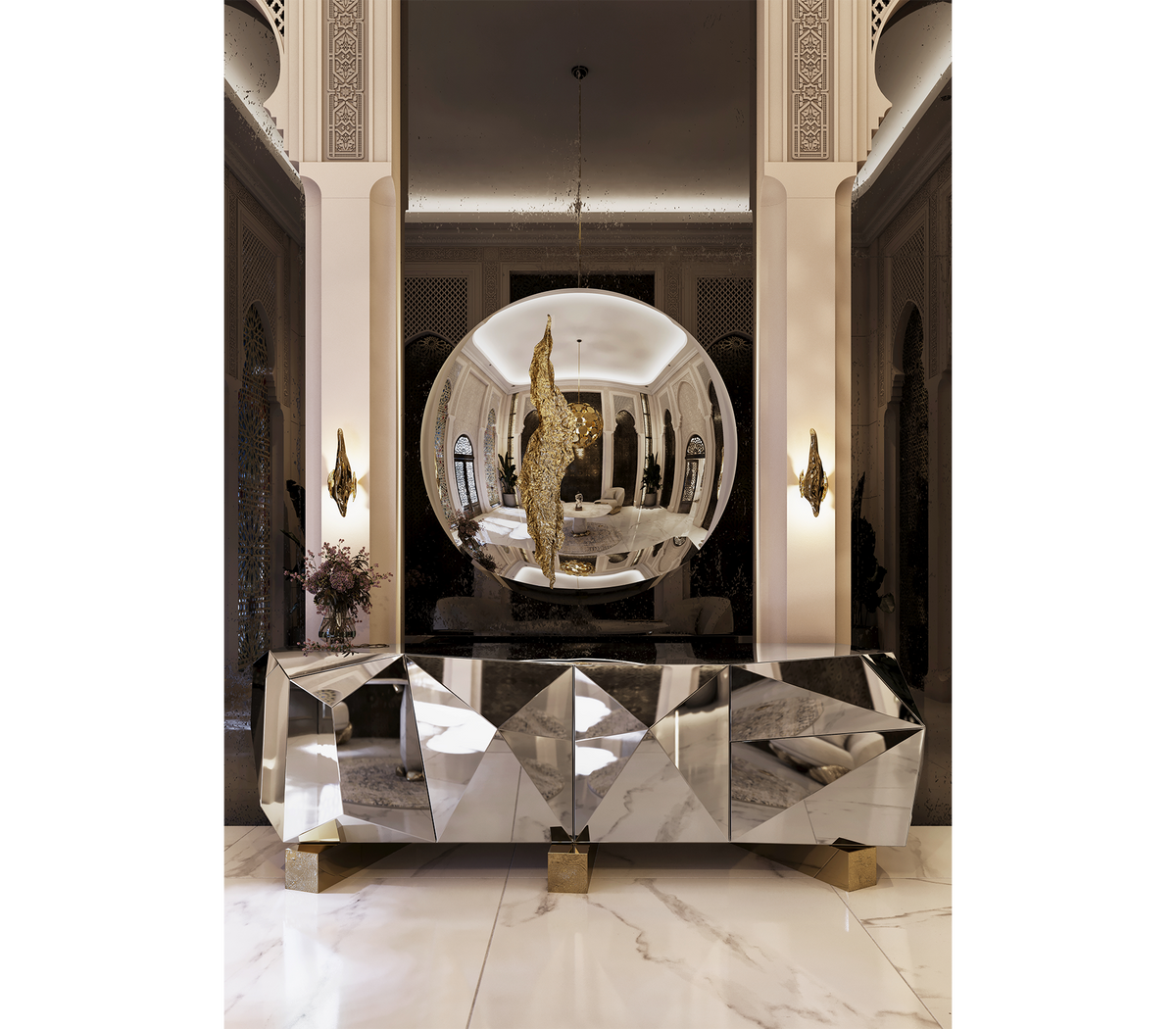 Diamond Pyrite XL Sideboard by Boca do Lobo – view 7