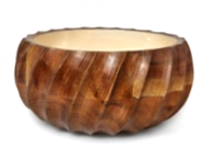 Pink Mango Wood Gravy Bowl — House of Avana, view 7 of 8