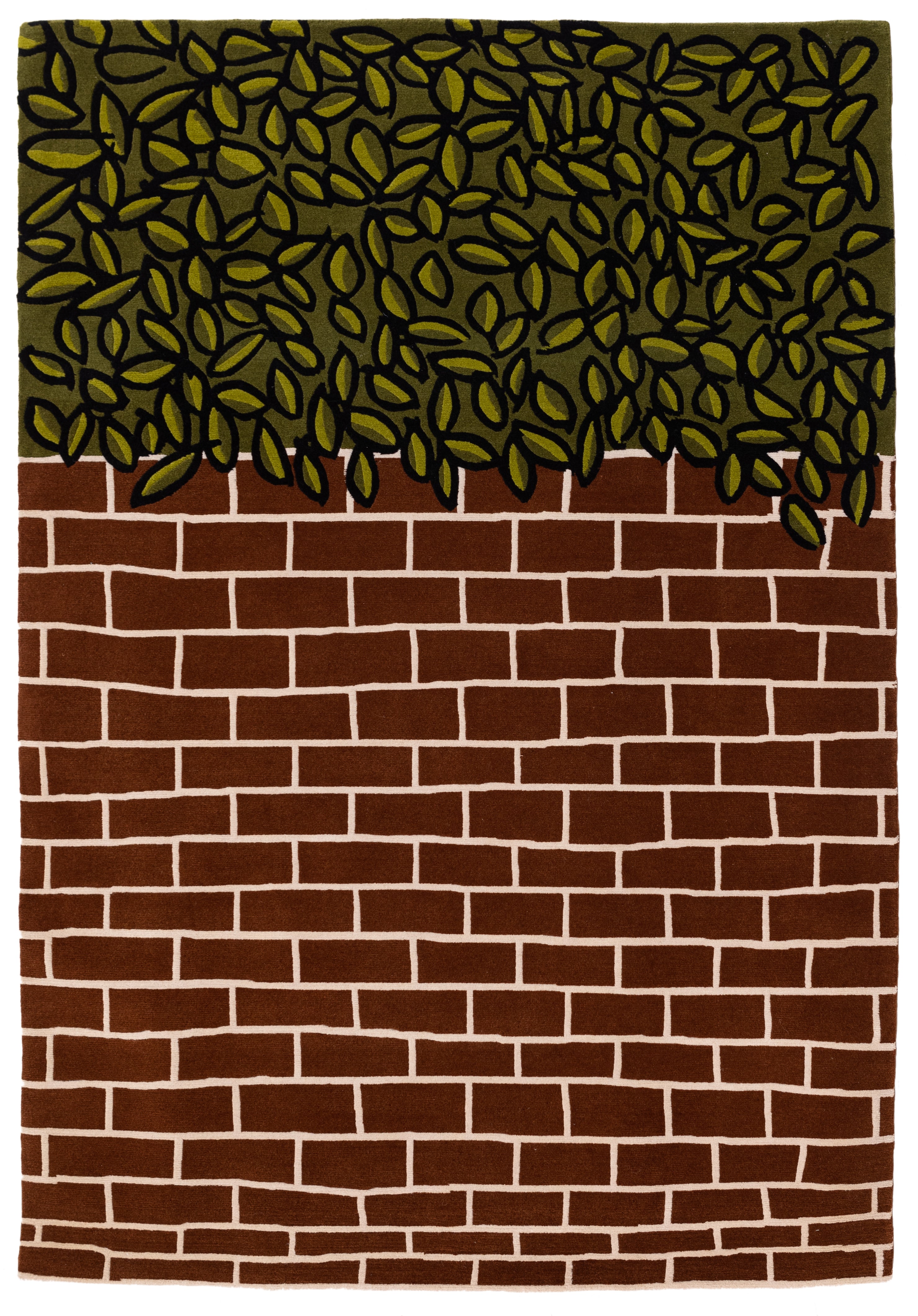 "Secret Garden" - Handmade Nepalese Wool Rug, Secret Gardens - image 3