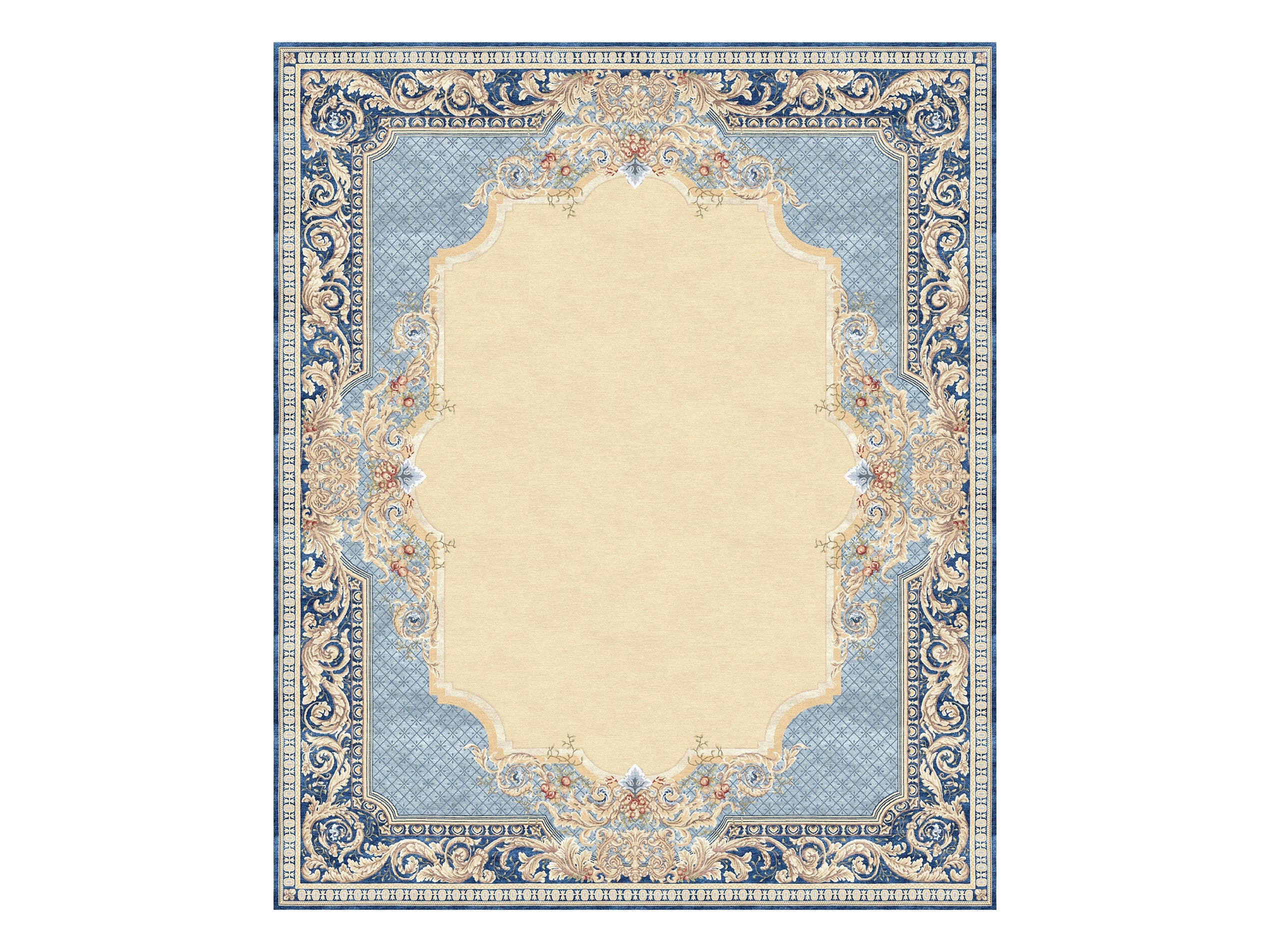 Aubusson Tapisserie Floral Blue image