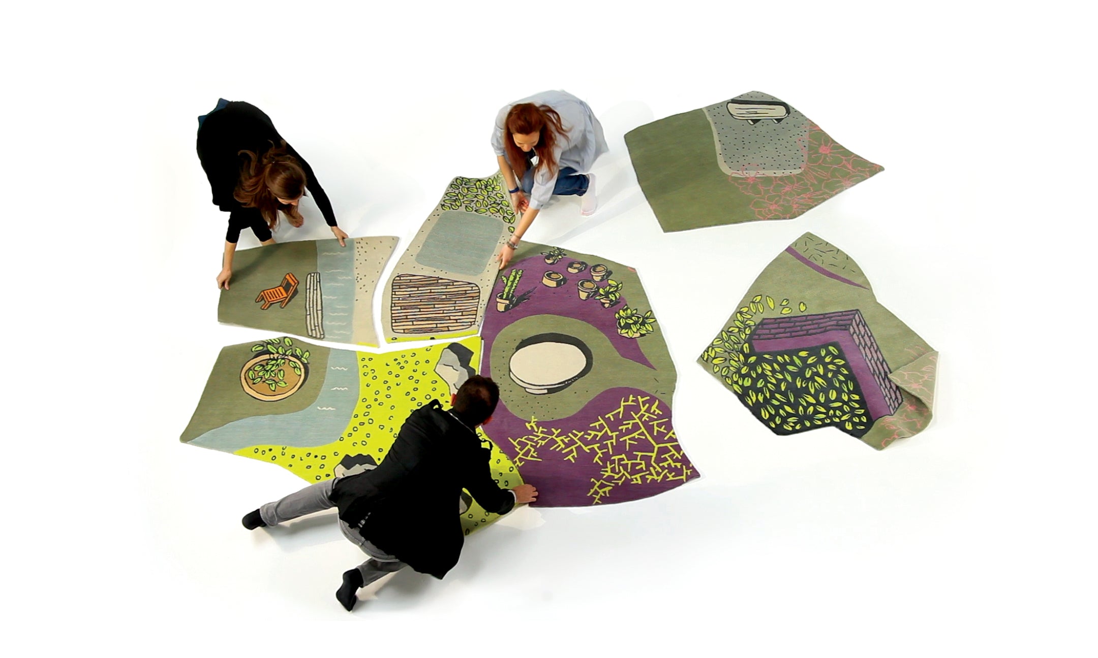 "Non-Flying Carpet" - Limited Edition Handmade Nepalese Wool Rug - image 5