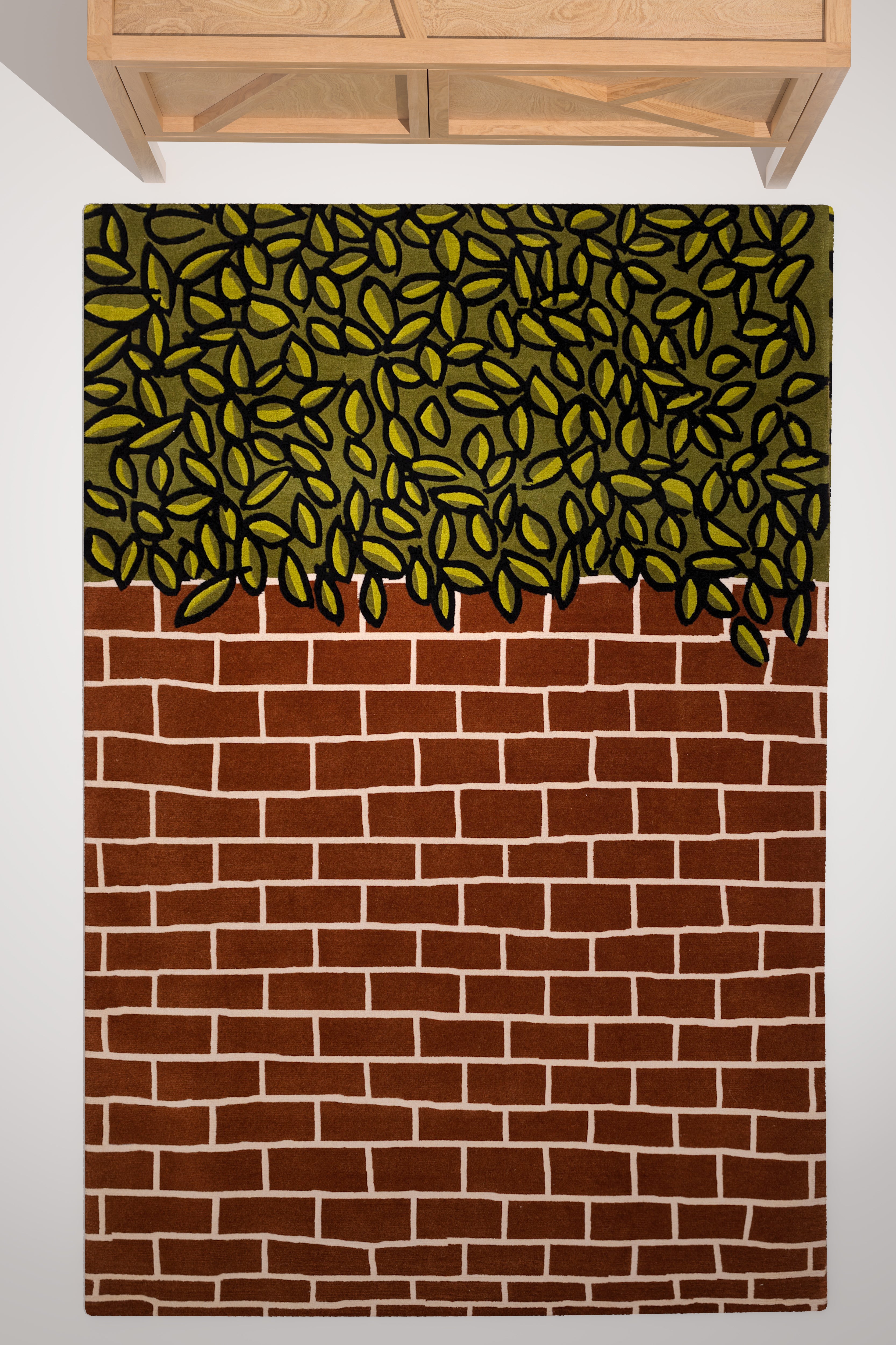 "Secret Garden" - Handmade Nepalese Wool Rug, Secret Gardens - image 4