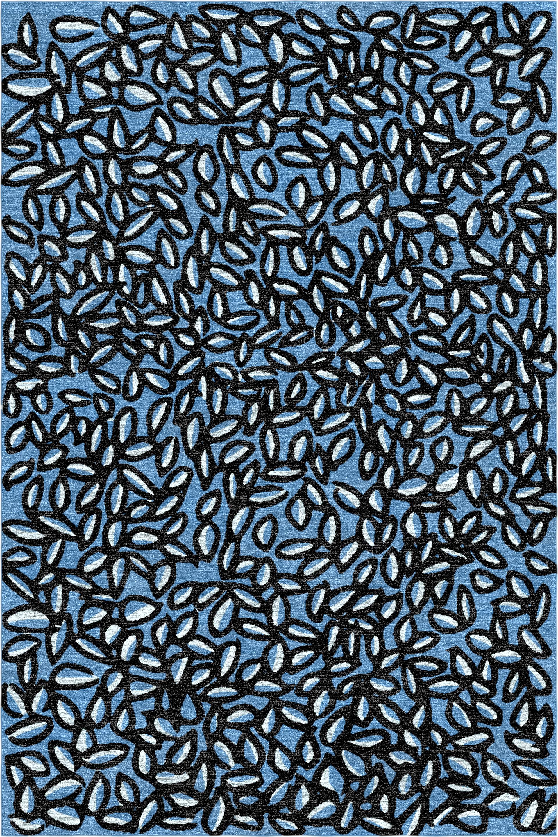 "Aegean Garden" - Handmade Nepalese Wool Rug, Secret Gardens - image 2