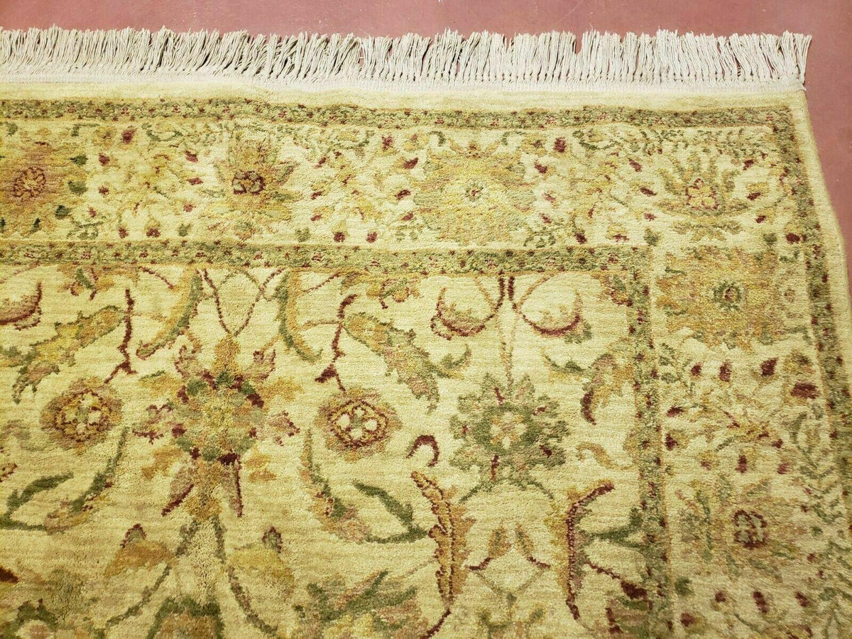 Belgium Power Loomed Rug 5x7, Vintage Oriental Wool Carpet, Beige - Jewel Rugs, view 7
