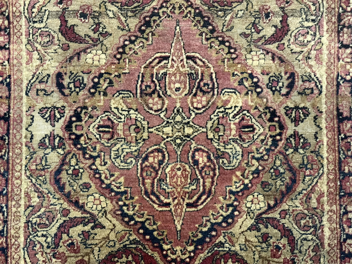 Antique Persian Lavar Rug 3x5, Persian Kerman Rug, Traditional Persian Carpet - Jewel Rugs, view 5