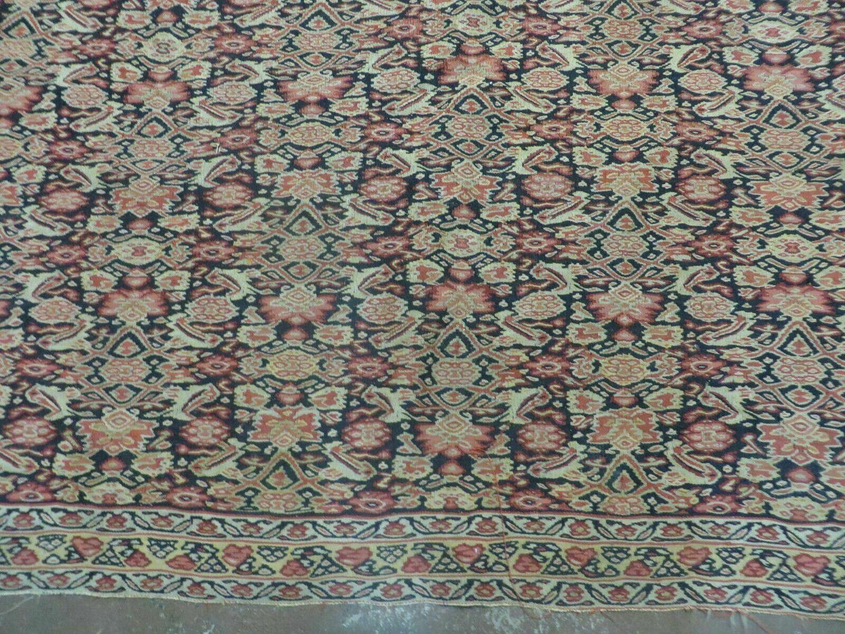 4' X7' Antique Handmade Turkish Wool Kilim Soumak Flat Weave Rug Tribal Organic - Jewel Rugs, view 6