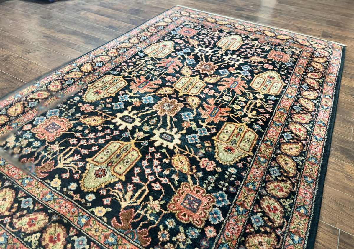 Karastan Rug 5.9 x 8.6, Chahar Mahal #604, Wool Vintage Discontinued Karastan Carpet - Jewel Rugs, view 3