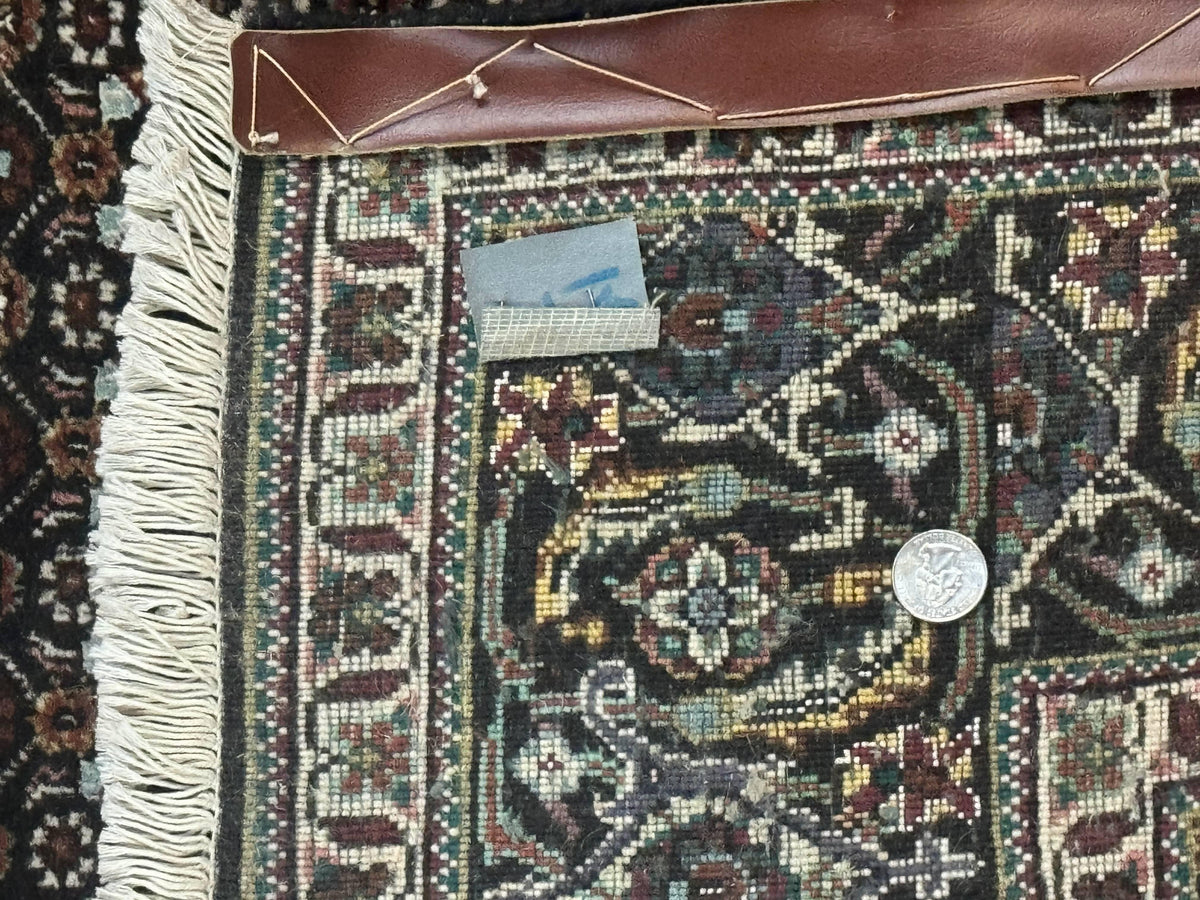 Persian Tabriz Rug 5x7, Black, Allover Pattern - Jewel Rugs, view 11