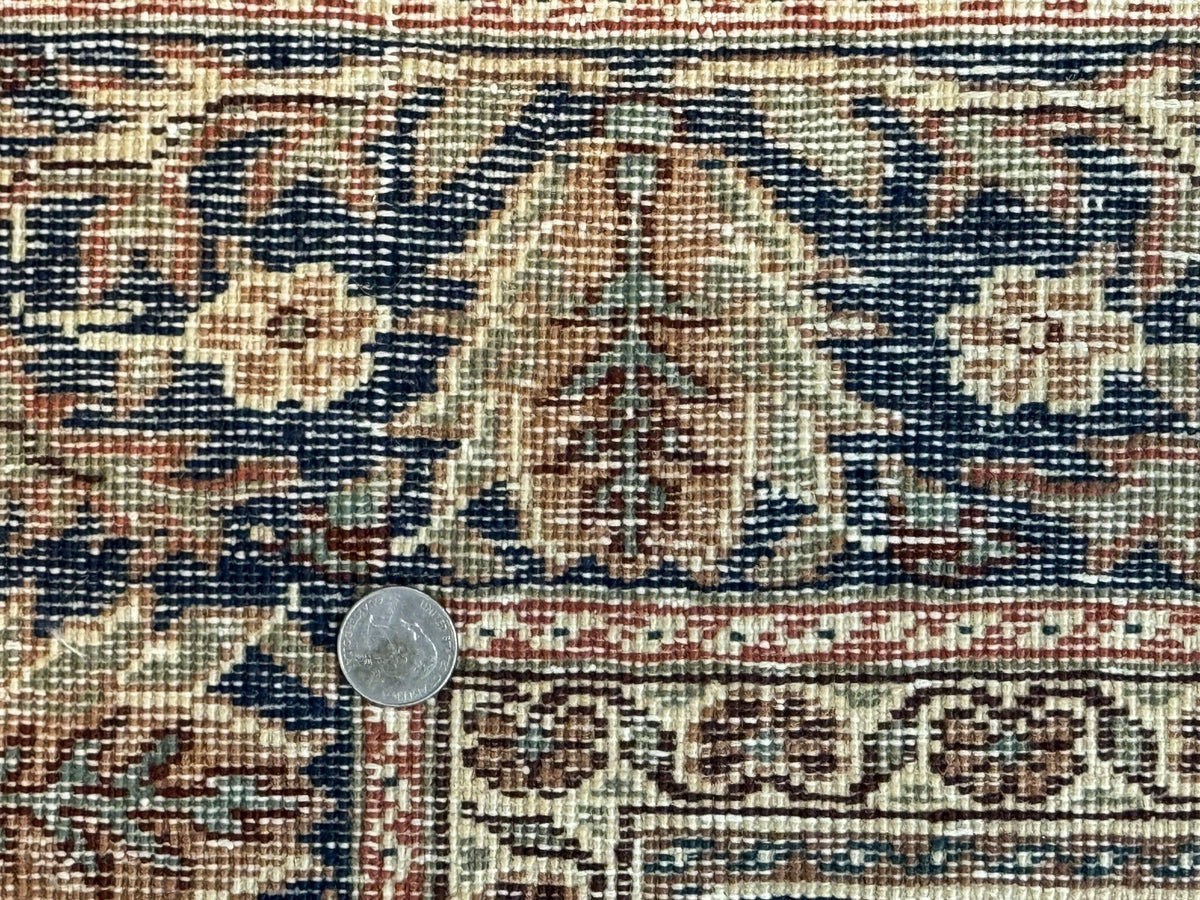 Turkish Kayseri Rug 6x10, Antique Turkish Carpet, Floral Medallion, Oriental Carpet, Red - Jewel Rugs, view 12