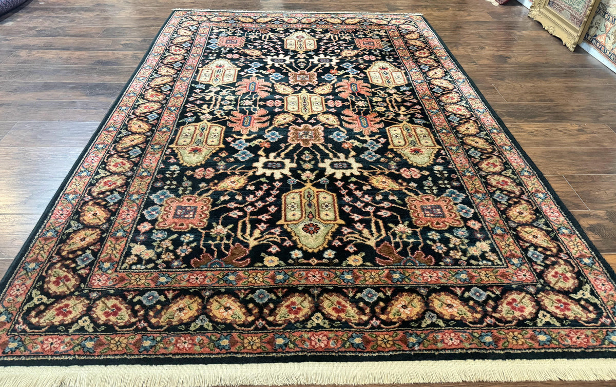 Karastan Rug 5.9 x 8.6, Chahar Mahal #604, Wool Vintage Discontinued Karastan Carpet - Jewel Rugs, view 2