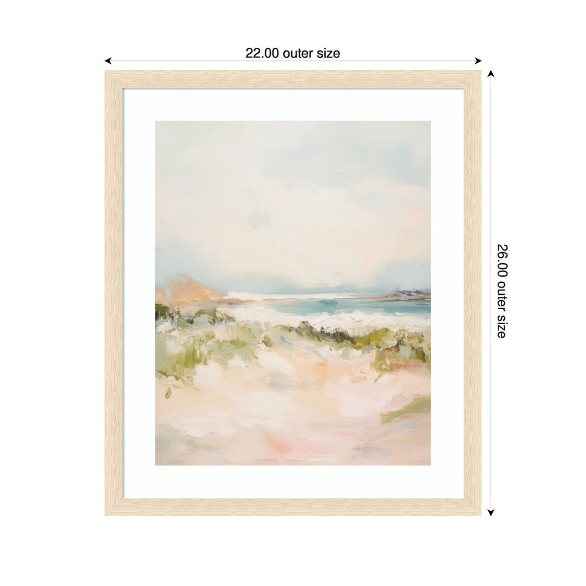 Tranquil Landscape III expansion by Amy Lighthall Framed Wall Art Print