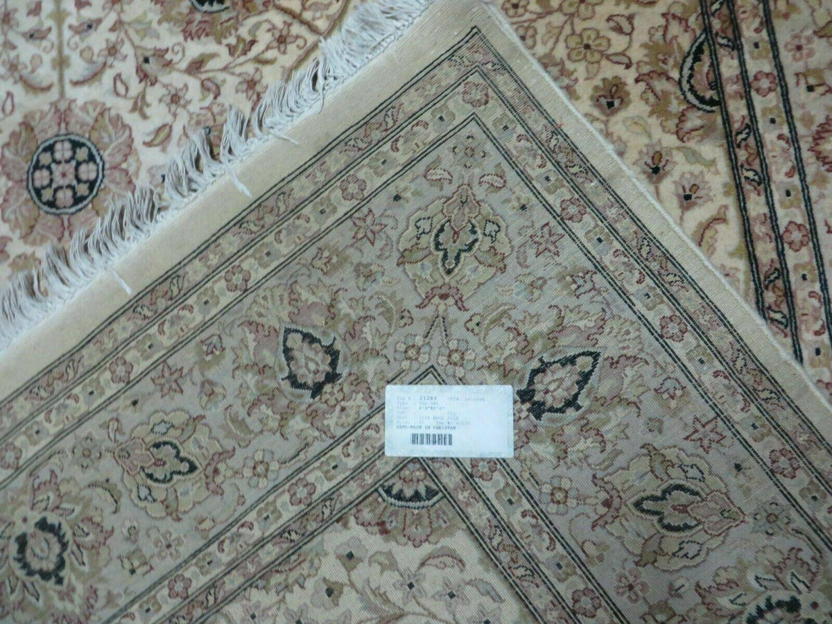 6' X 9' Vintage Fine Handmade Pakistan Oriental Floral Wool Rug Carpet Nice - Jewel Rugs, view 11