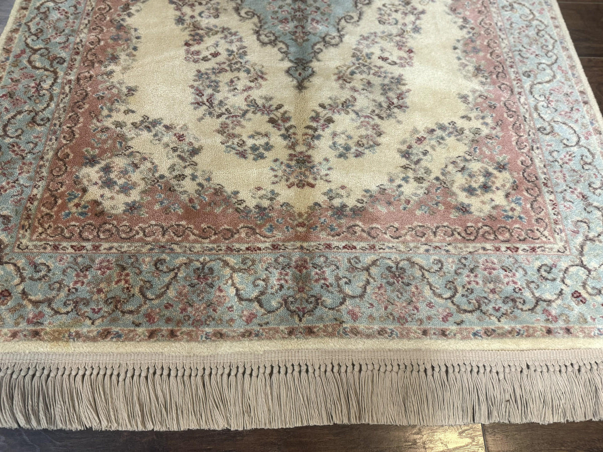 Karastan Rug 4x6, Pastel Ivory Kirman Rug #784, Wool Karastan Carpet, Original 700 Series, Vintage Karastan Area Rug, Discontinued - Jewel Rugs, view 6