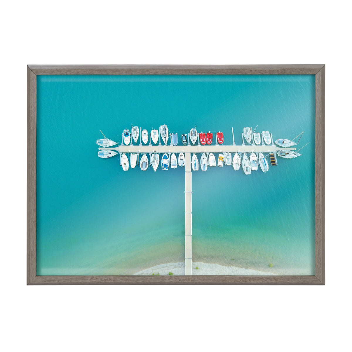 Blake Gorges du Verdon Framed Printed Glass by Rachel Bolgov