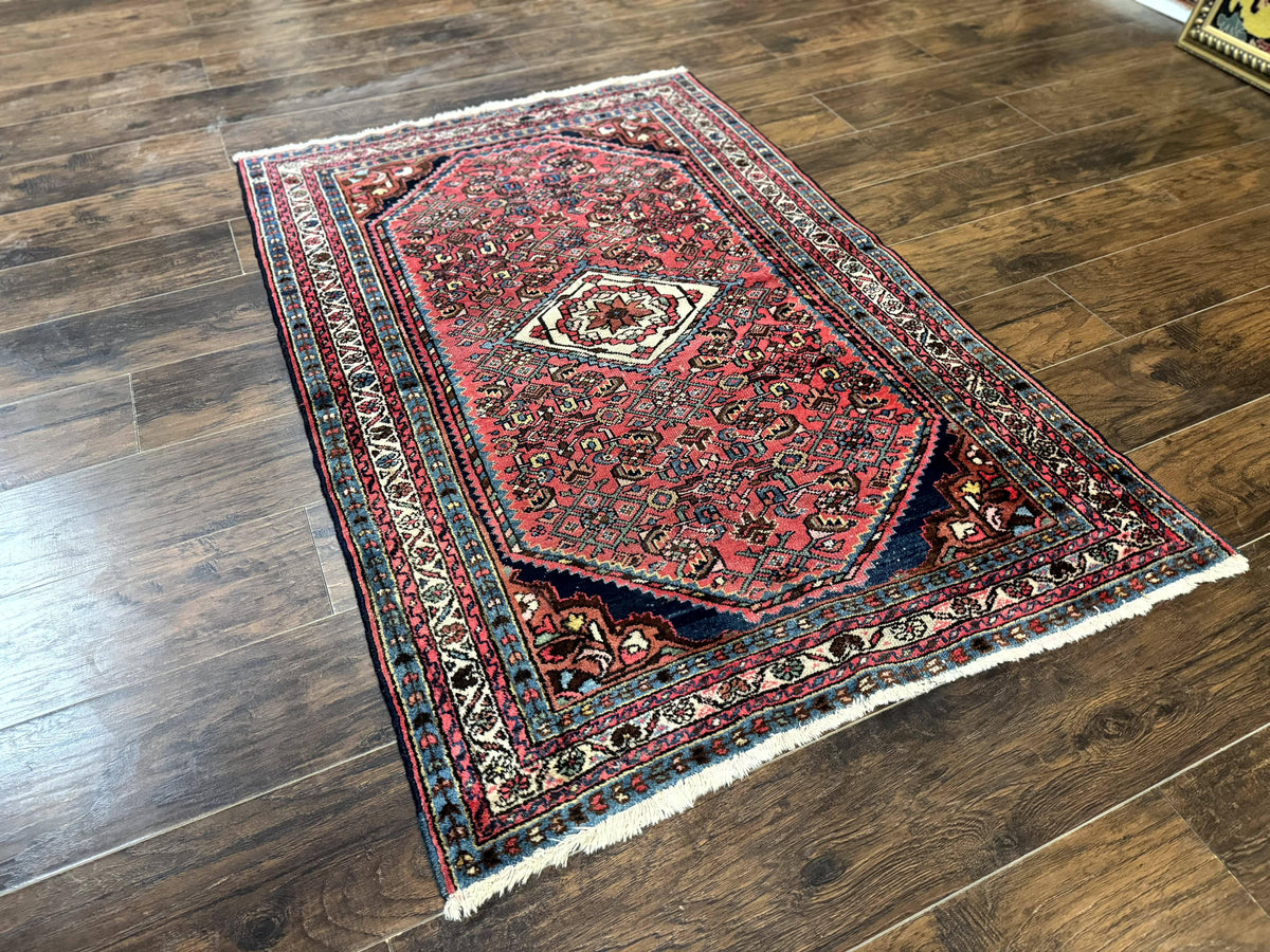 Antique Persian Tribal Rug 3.6 x 5, Hamadan Angelas Rug - Jewel Rugs, view 3