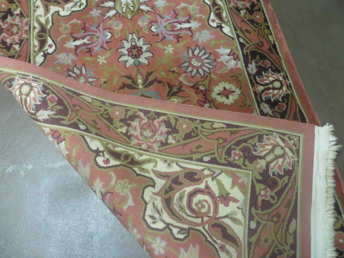 Chinese Wool Rug 3x5 Vintage Handmade Oriental Carpet Floral Medallion - Jewel Rugs, view 11