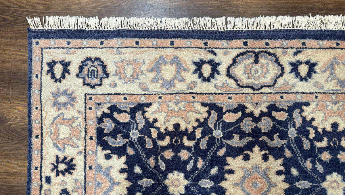 Blue and Beige Indian Rug, Indo Persian Carpet - Jewel Rugs, view 6